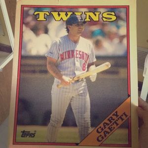Topps Gary Gaetti folder